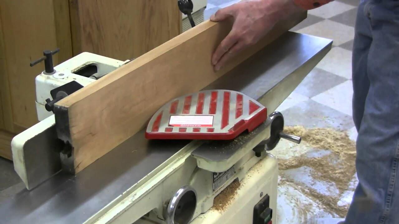 Planing rough-sawn lumber with a jointer and planer - YouTube