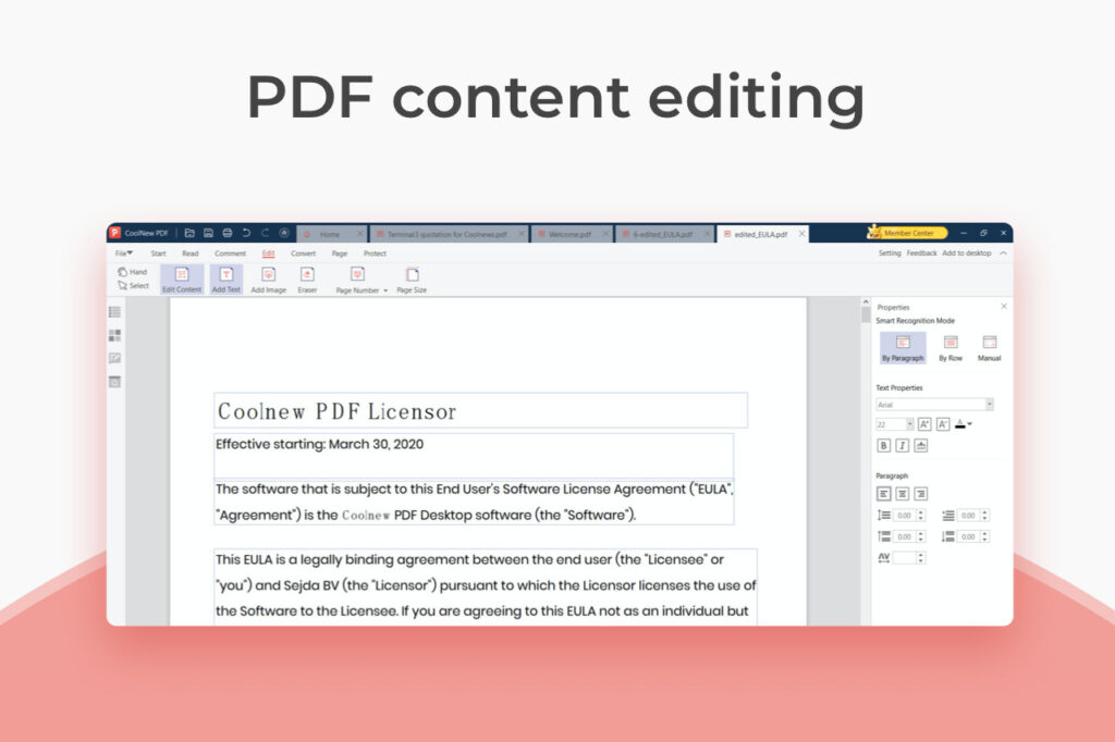 PDF Content Editing
